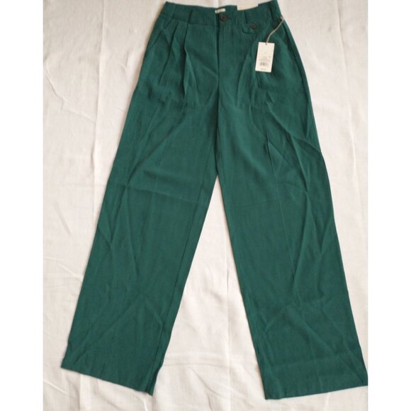 A New Day Women's Wide Leg Relaxed High Rise Baggy Wide Leg Trousers size 2 - Picture 3 of 9